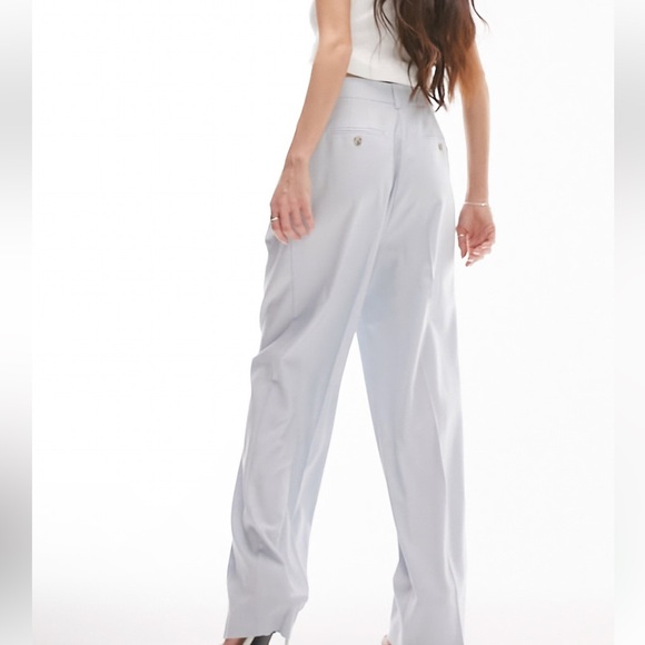 NEW TOPSHOP NORDSTROM TAILORED WIDE LEG PANTS - Picture 3 of 4